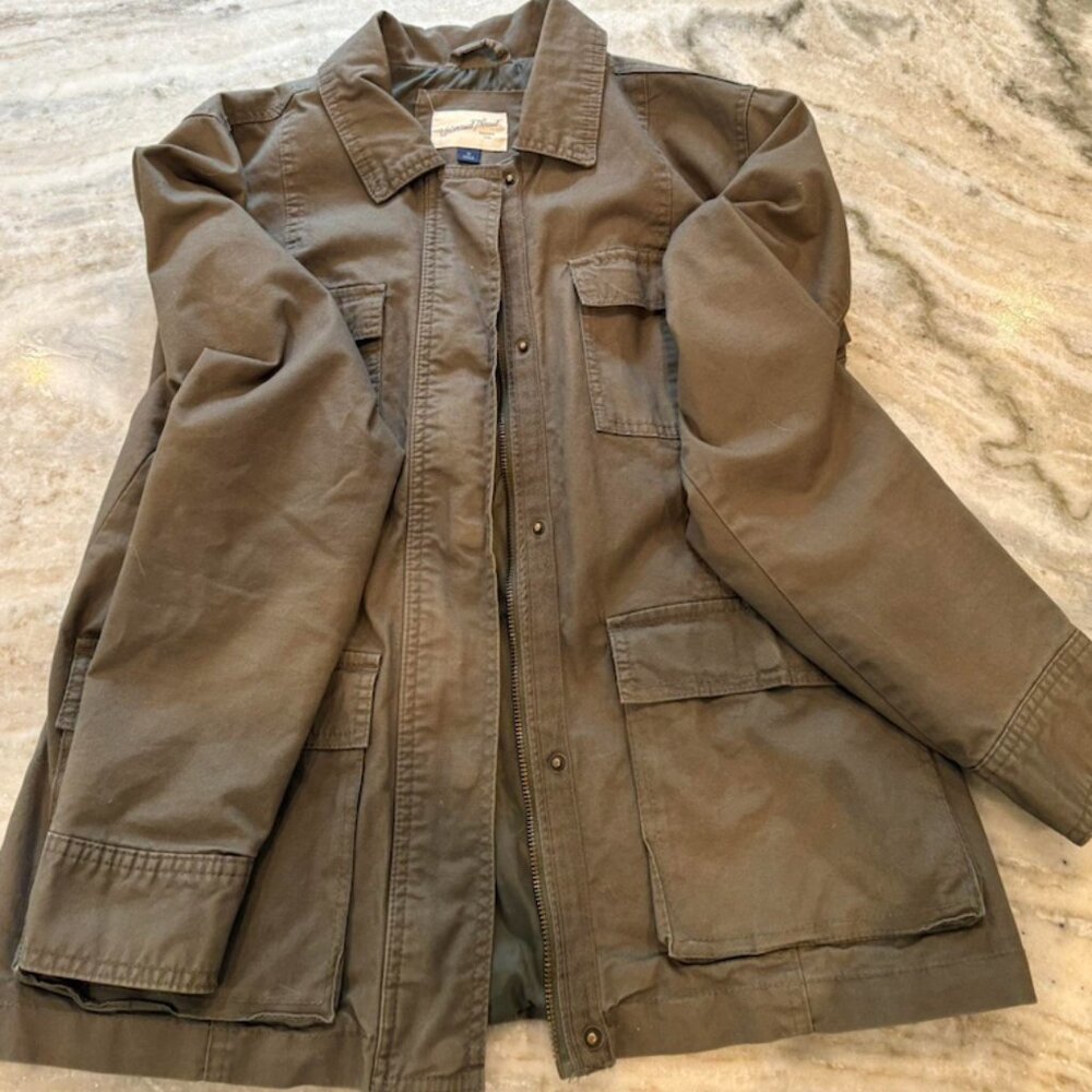 Universal Thread Women's Khaki and Green Coat